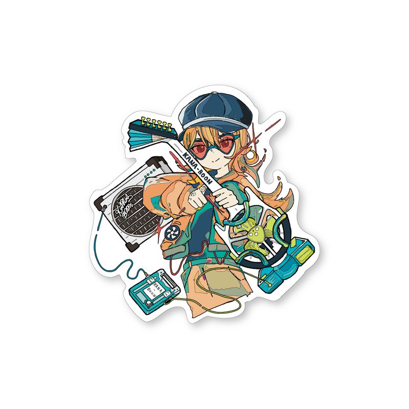 Cool Summer クリアステッカー