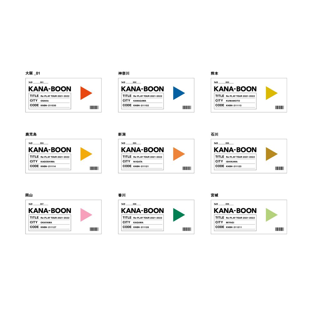 Re:PLAY TOUR 限定ステッカーセット