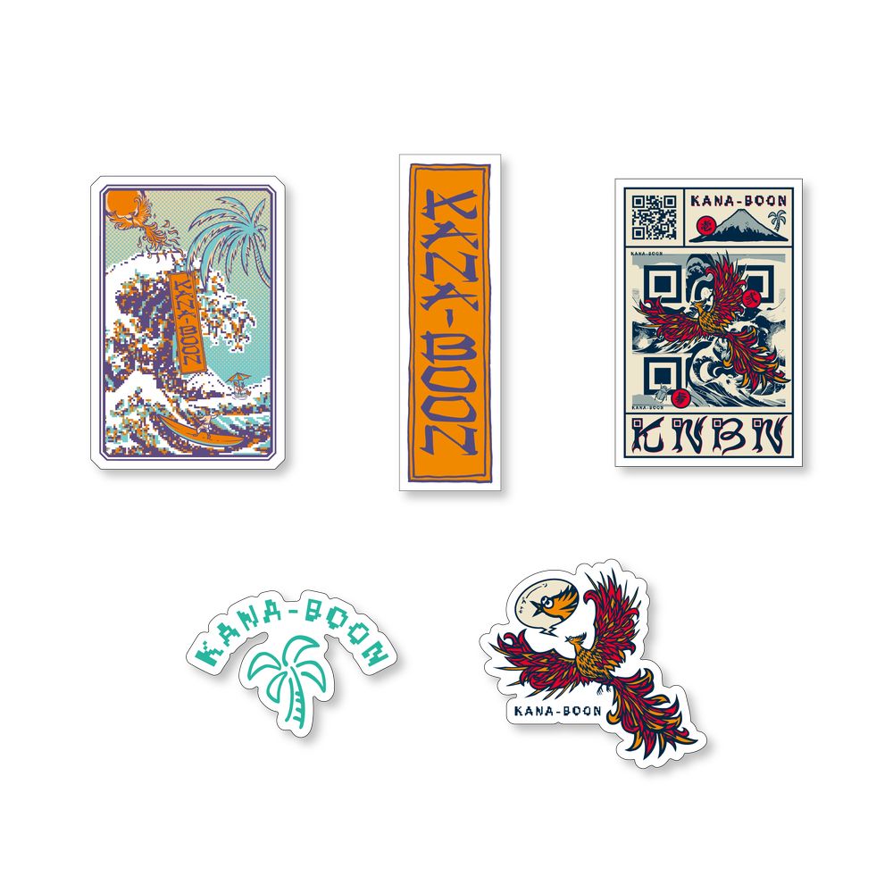 KANA-BOON じゃぱにーずさまー ステッカーセット