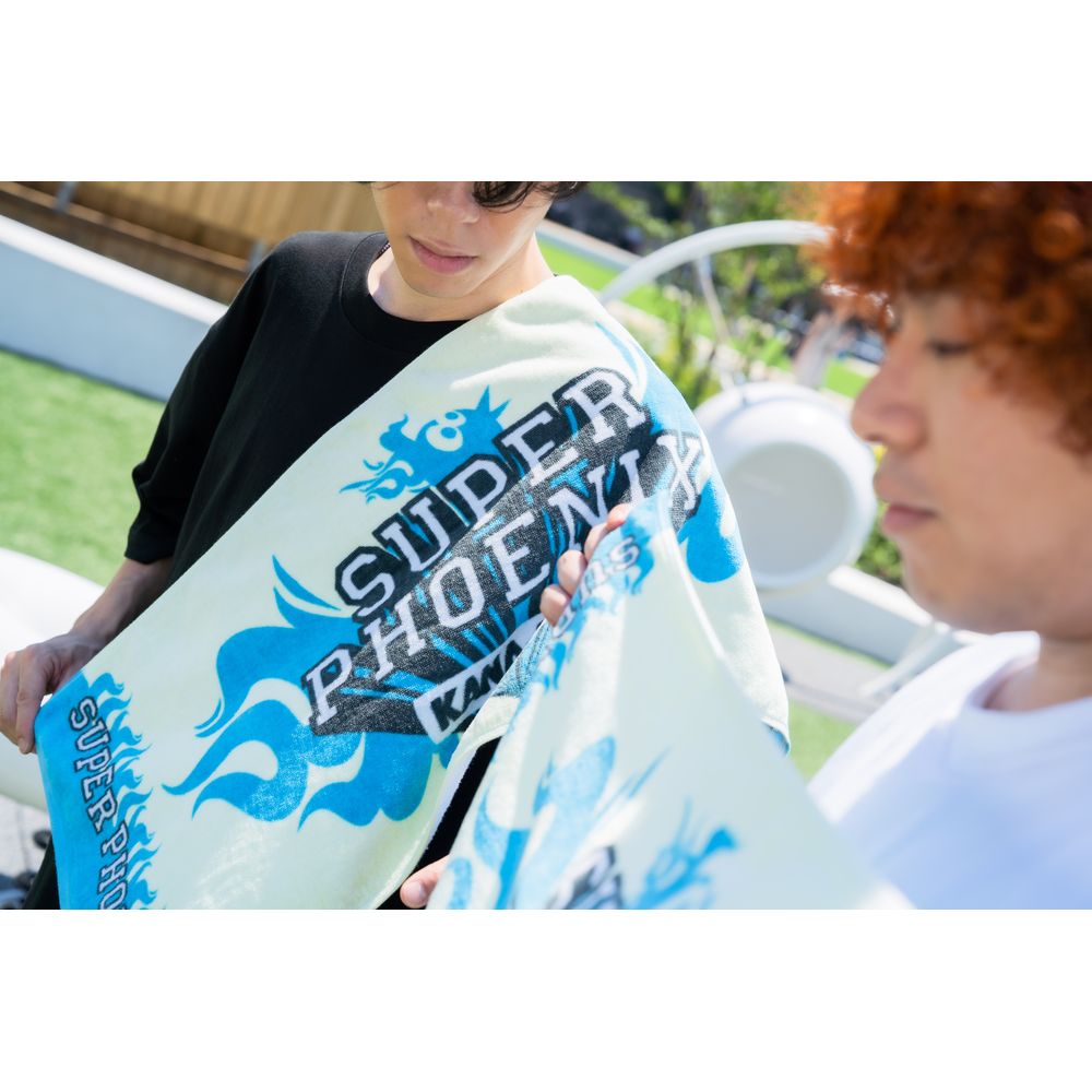SUPER PHOENIX フェイスタオル ＜スカイブルー＞