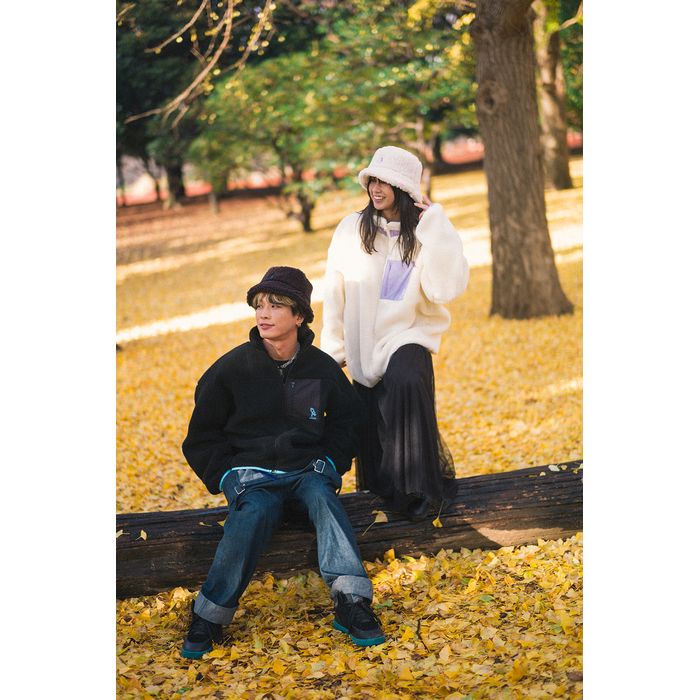 【キャンセル分再販】オーラルもこもこボアブルゾン/ブラック