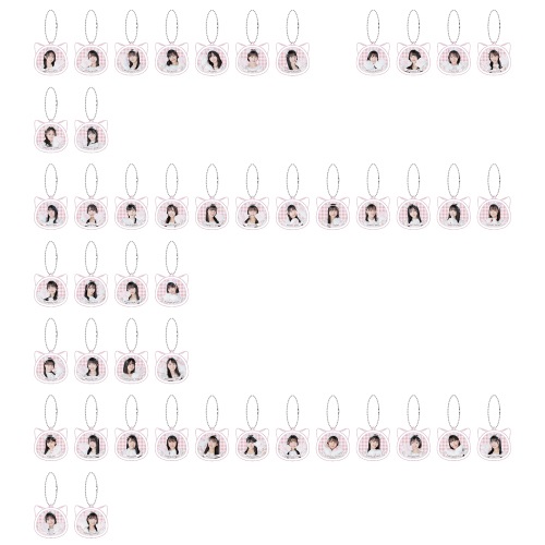 STU48 個別ラバーキーホルダー(白猫衣装)