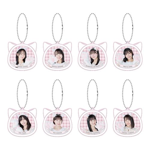 STU48 個別ラバーキーホルダー(白猫衣装)