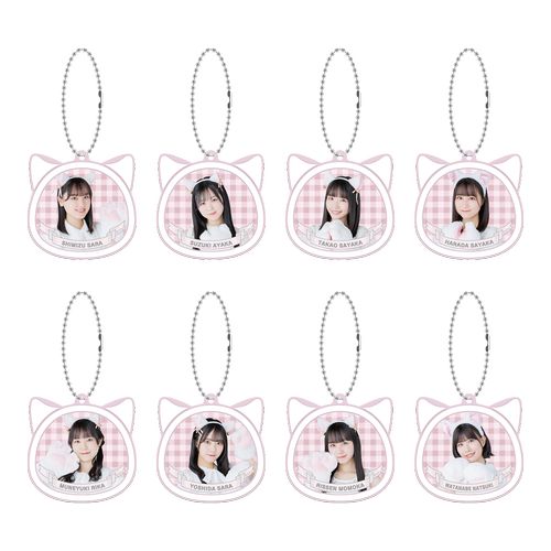 STU48 個別ラバーキーホルダー(白猫衣装)