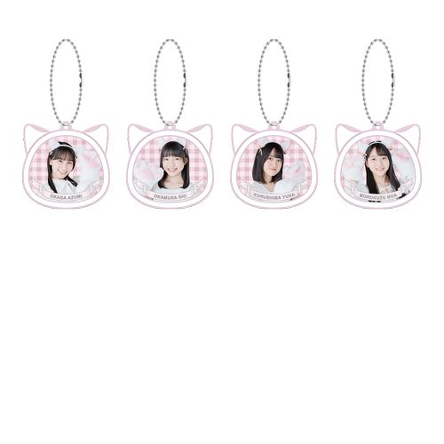 STU48 個別ラバーキーホルダー(白猫衣装)