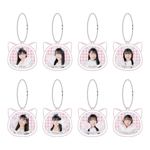 STU48 個別ラバーキーホルダー(白猫衣装)