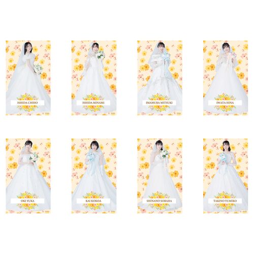 STU48 ランダム全身ステッカー(ウエディングドレス)