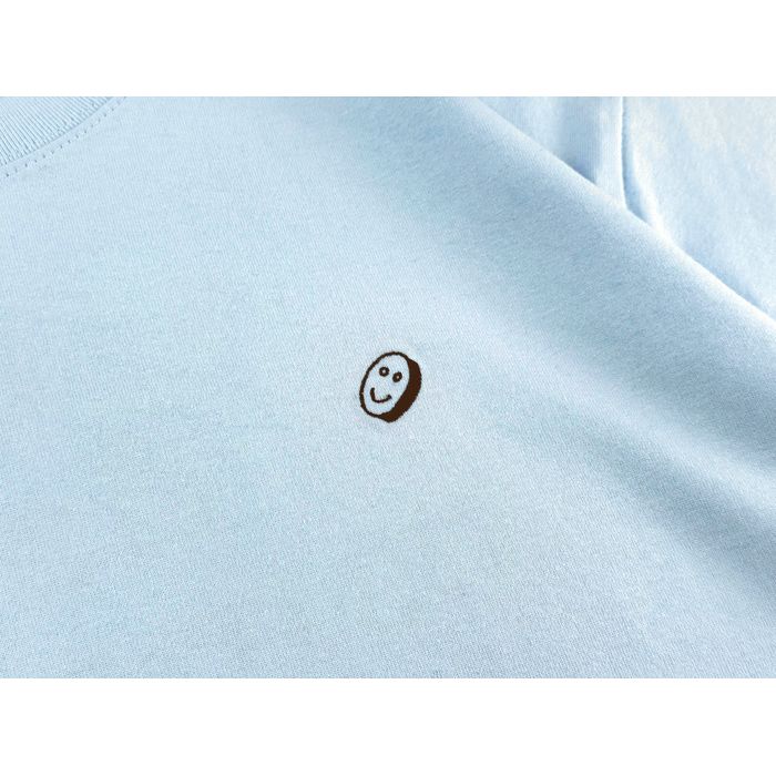 【Laura day romance】smile & big ロゴ T-shirt ＜ライトブルー＞