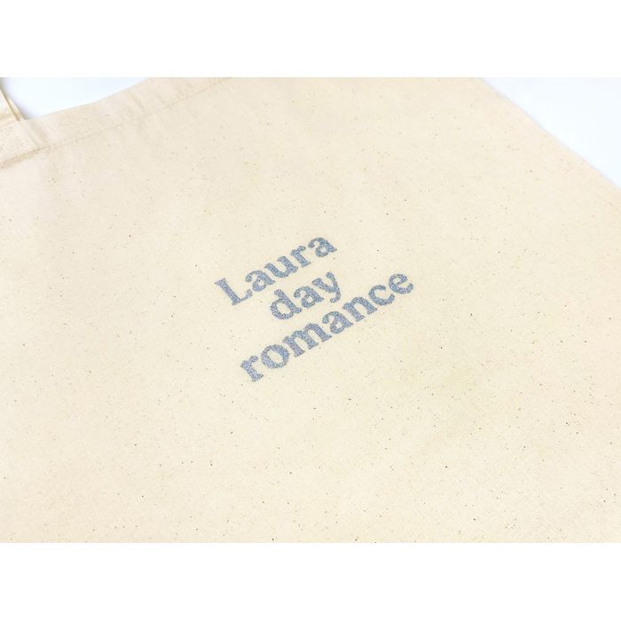 【Laura day romance】ロゴ ショッピングバッグ ＜シルバー＞