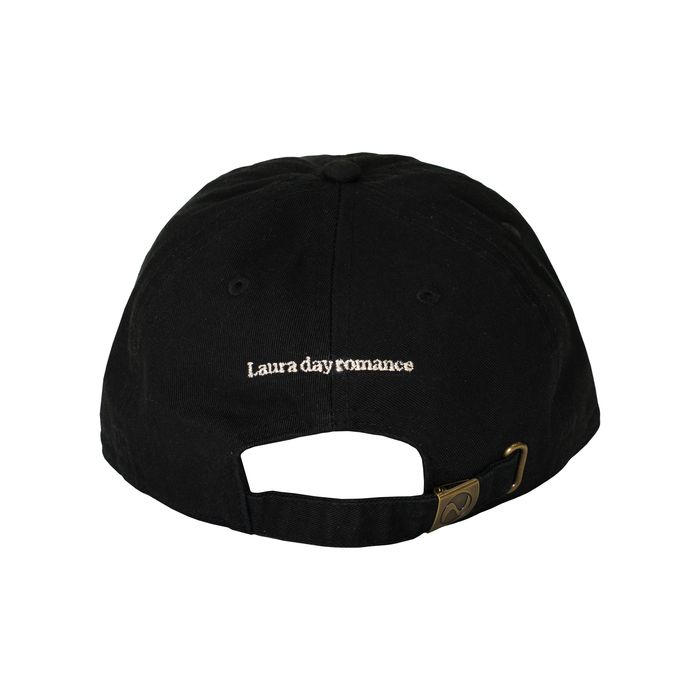【Laura day romance】子どもステッチのキャップ ＜ブラック＞