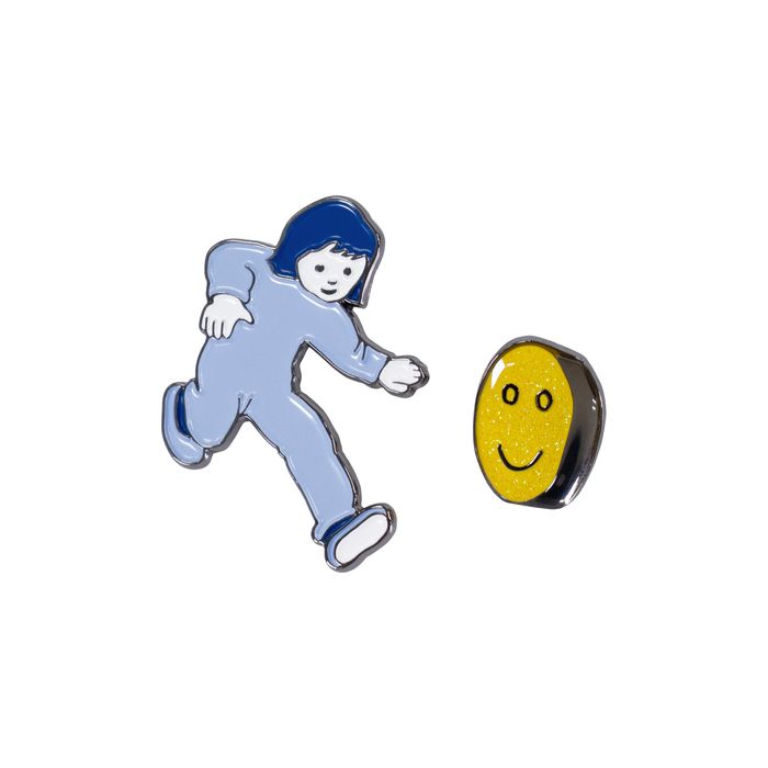 【Laura day romance】ピンバッジセット ＜girl & smile＞