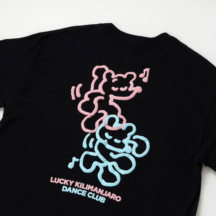 【Lucky Kilimanjaro】LKDCぽこぽこT -コマツタスクコラボ-/ブラック