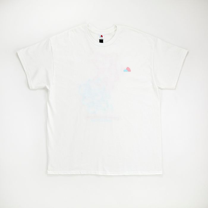 【Lucky Kilimanjaro】LKDCぽこぽこT -コマツタスクコラボ-/ホワイト