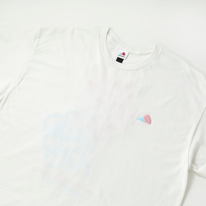 【Lucky Kilimanjaro】LKDCぽこぽこT -コマツタスクコラボ-/ホワイト