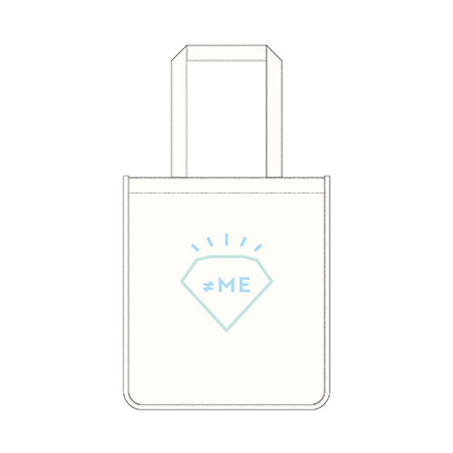  ≠ME スクエアトートバッグ(ナチュラル)