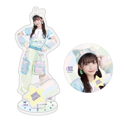 アクリルスタンドキーホルダー＆缶バッジセット（「2時半ろけんろー」衣装）