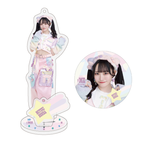 アクリルスタンドキーホルダー＆缶バッジセット（「2時半ろけんろー」衣装）