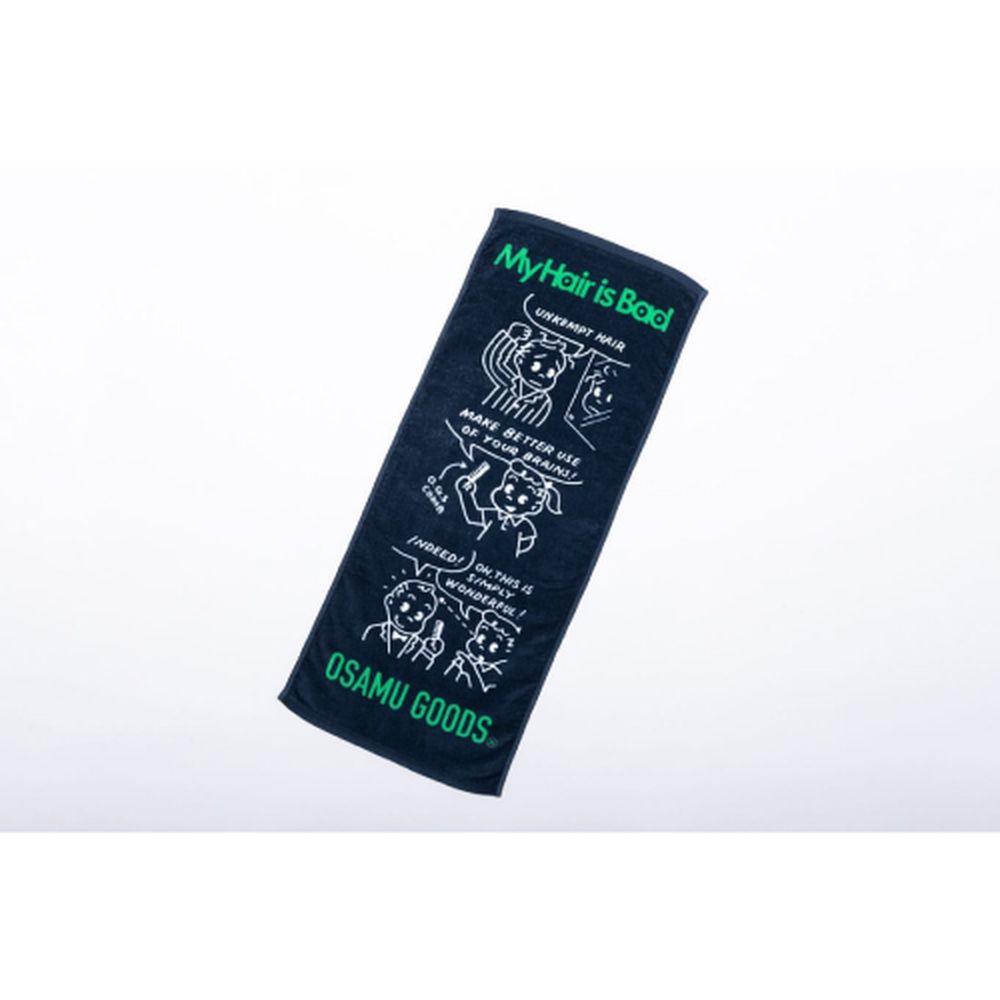 OSAMU GOODSコラボタオル/チャコール