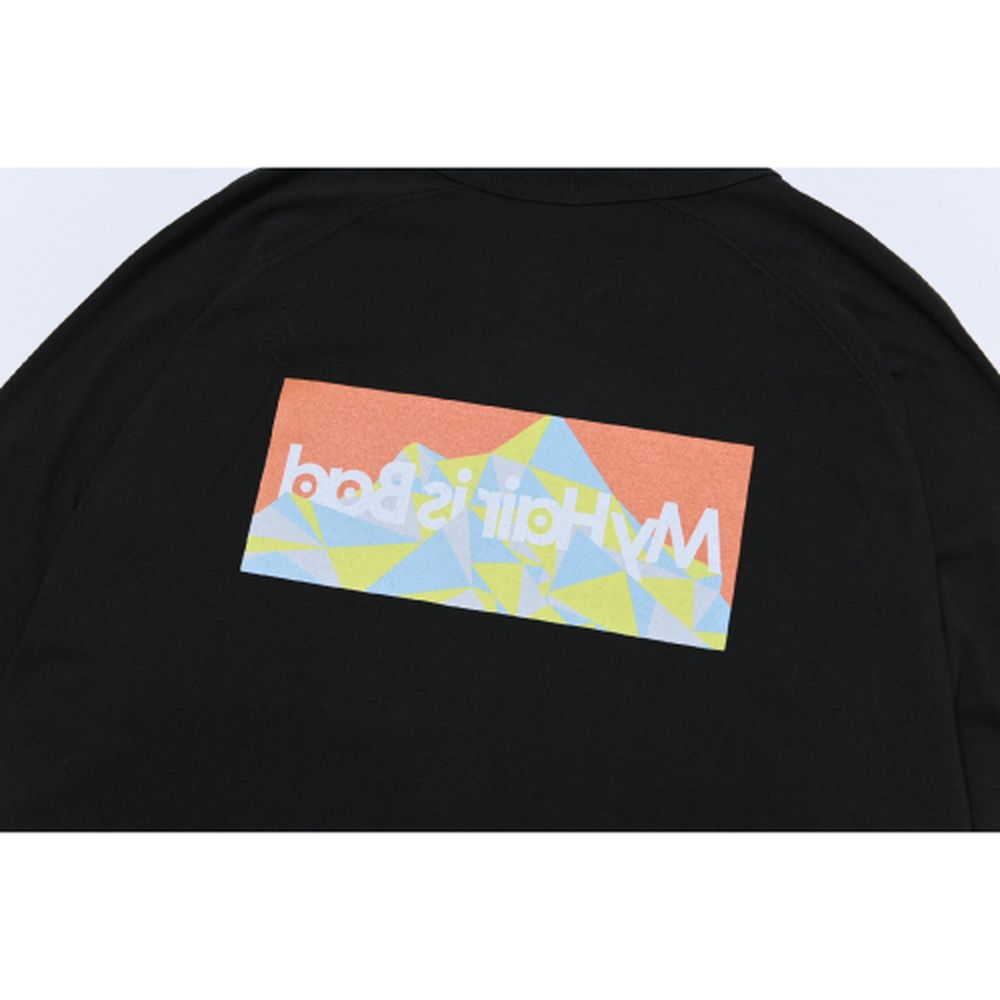 【SALE】越後山脈ラグランTシャツ/スモークブラック