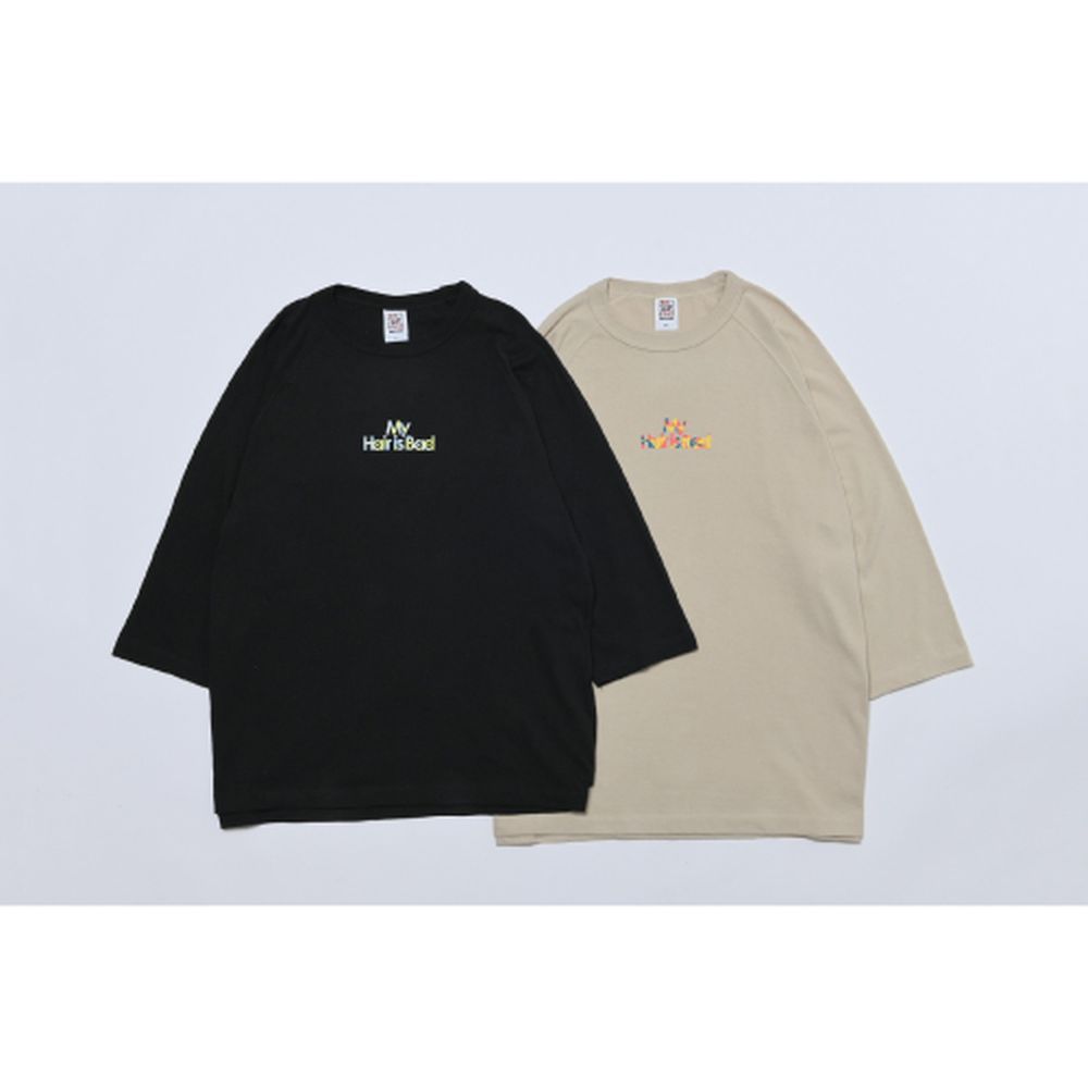 【SALE】越後山脈ラグランTシャツ/スモークブラック