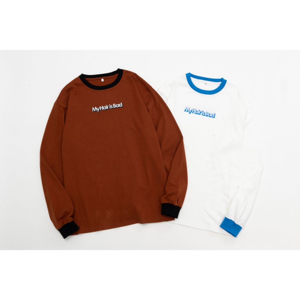 【SALE】三次元リンガーロングTシャツ/ナチュラル