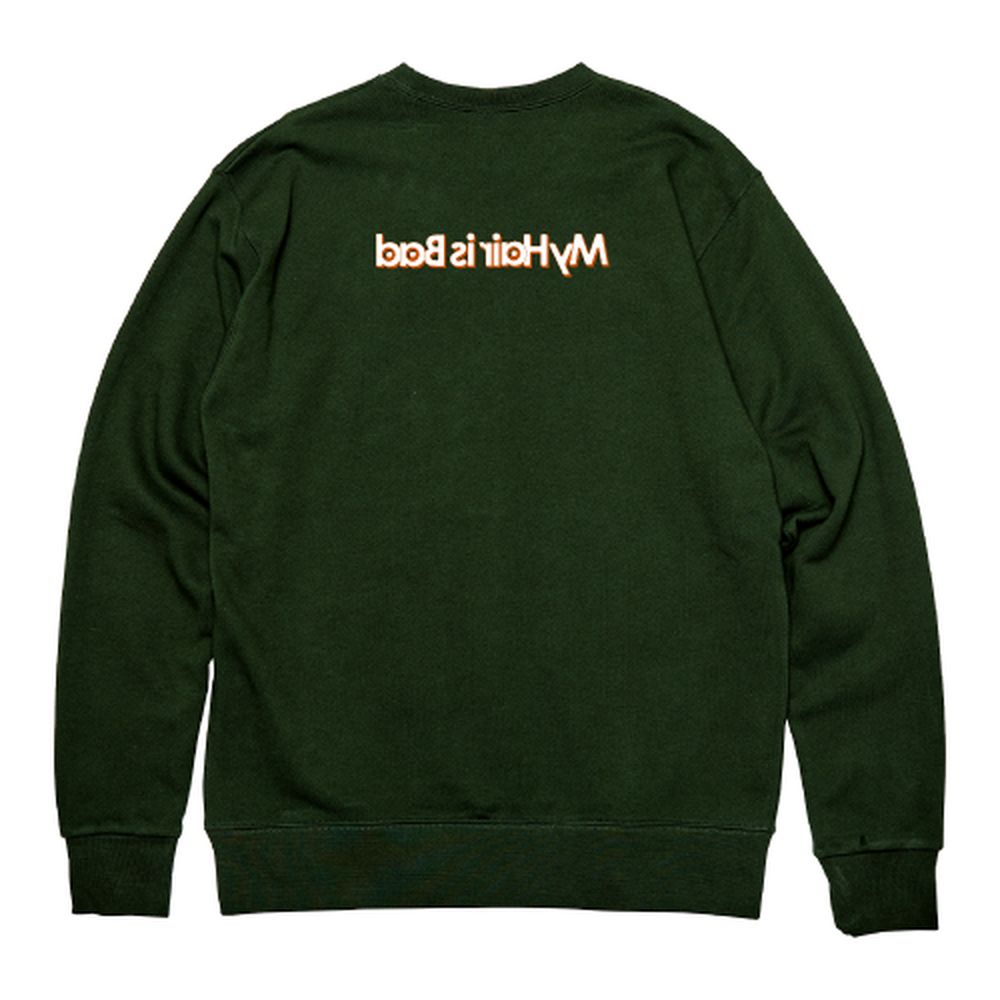 三次元ロゴスウェット/グリーン