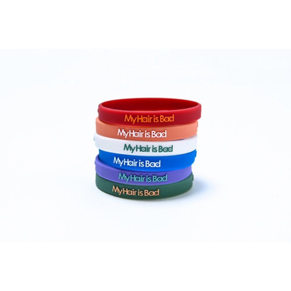 ラバーリストバンド/バーガンディー