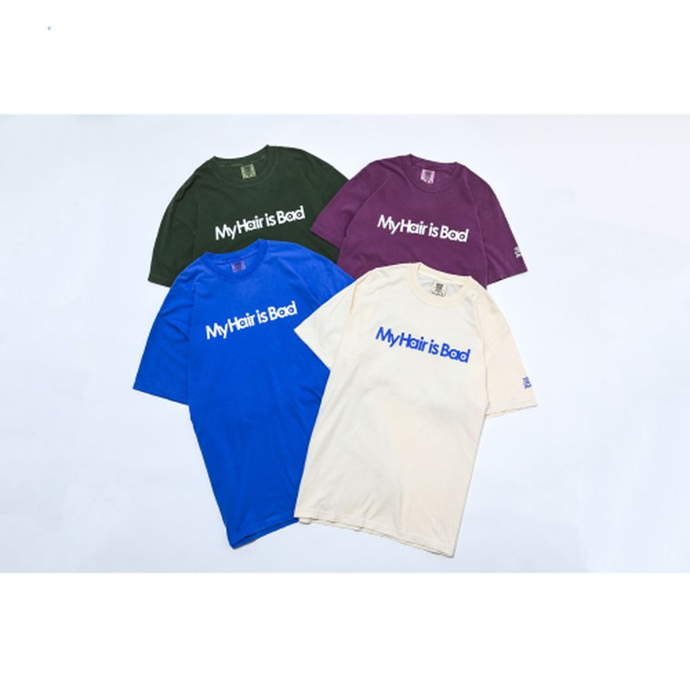 ビンテージロゴTシャツ/ブルー