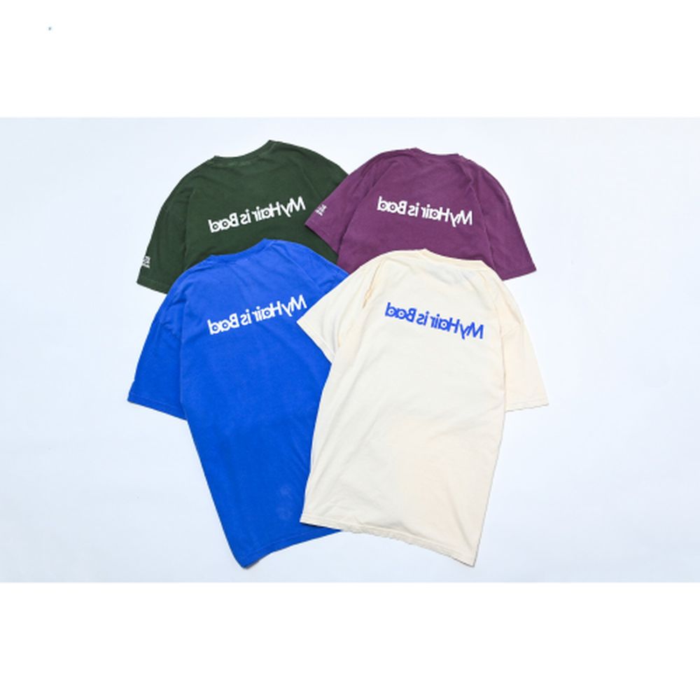 ビンテージロゴTシャツ/ブルー