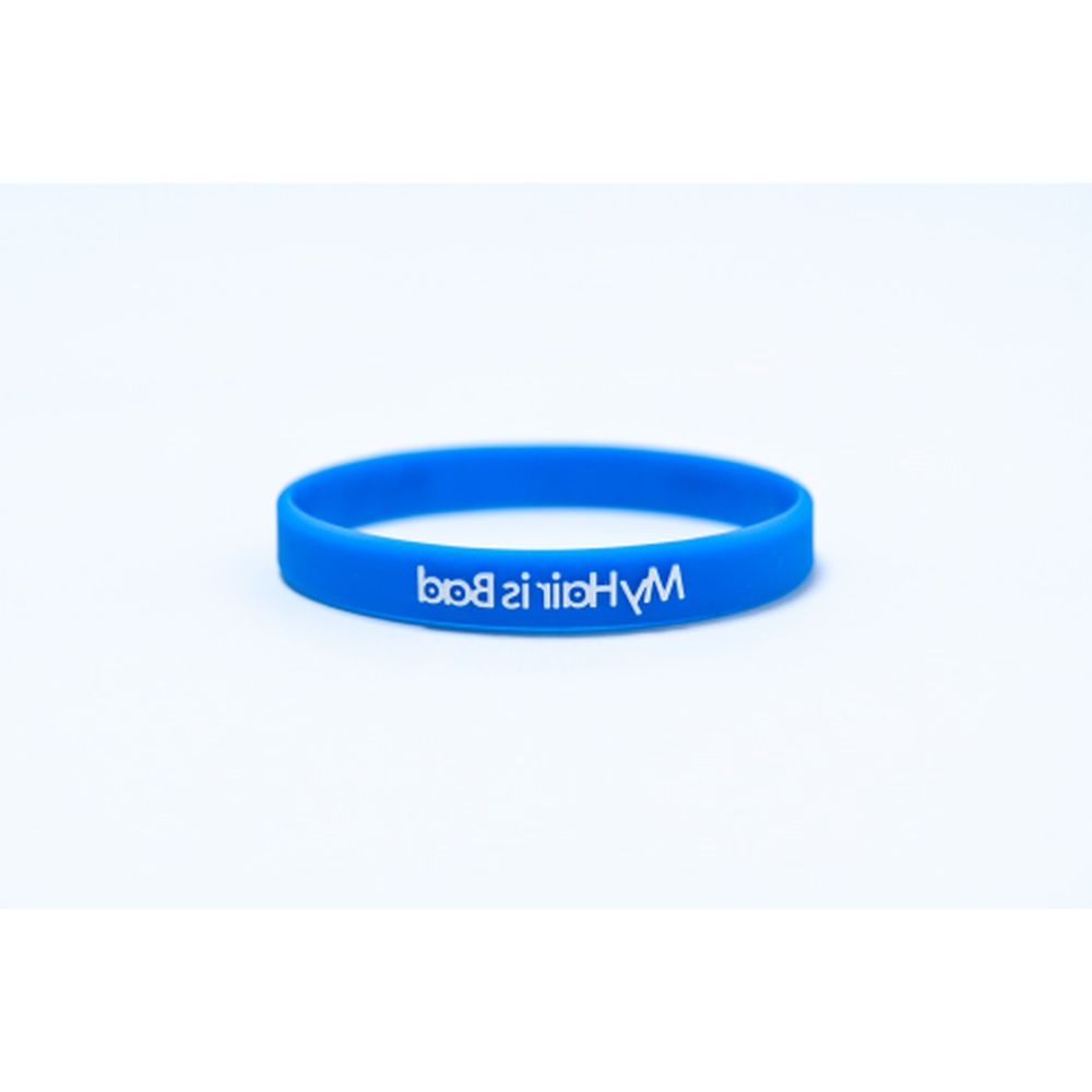 ラバーリストバンド/ブルー