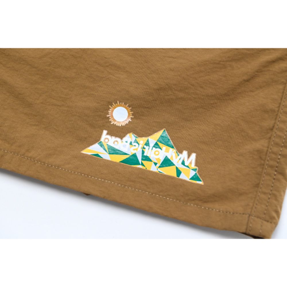 越後山脈ハーフパンツ/コヨーテブラウン