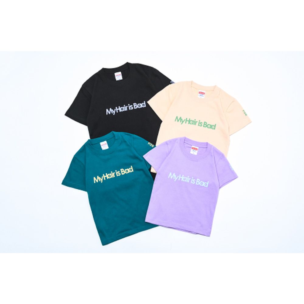 kidsロゴTシャツ/ラベンダー