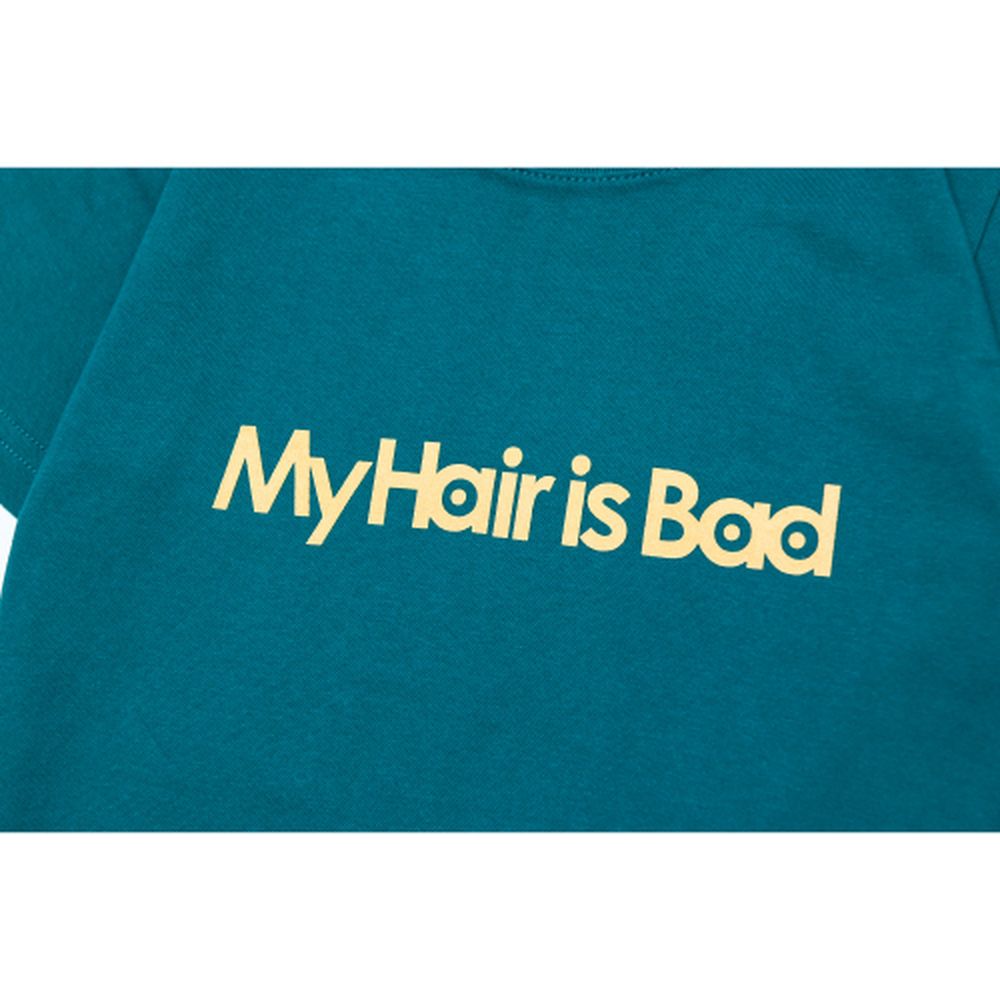 kidsロゴTシャツ/グリーン