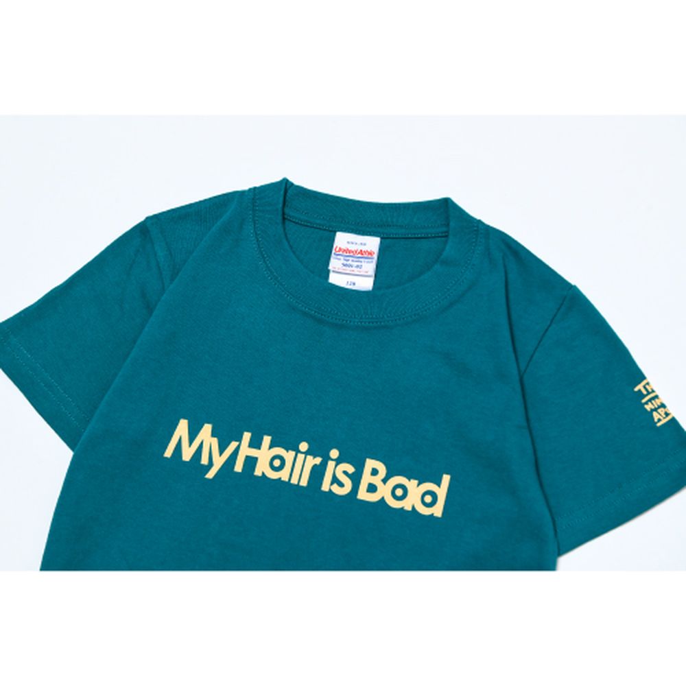 kidsロゴTシャツ/グリーン