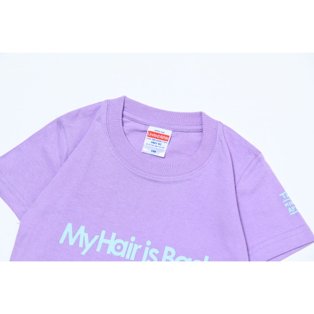 kidsロゴTシャツ/ラベンダー