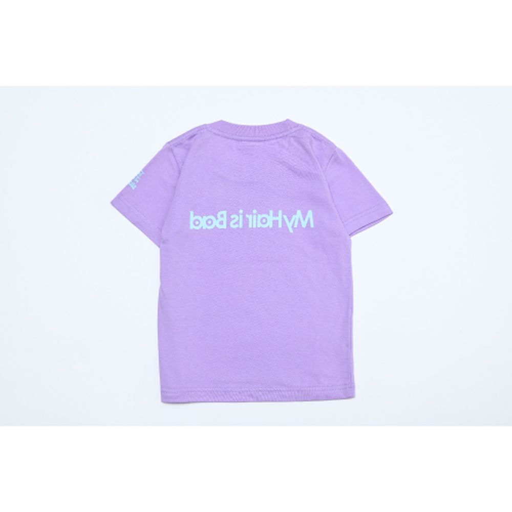 kidsロゴTシャツ/ラベンダー