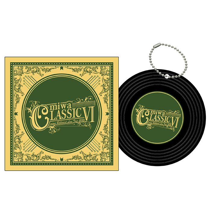 【miwa】miwa CLASSIC Ⅵ ジャケット付きレコード風アクリルキーホルダー