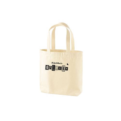 GALLERY ロゴ キャンバストートバッグ[生成り]