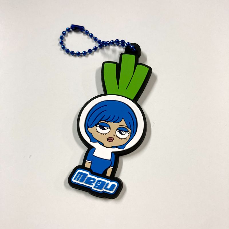 【Negicco】ネギかぶりMeguラバーキーホルダー 