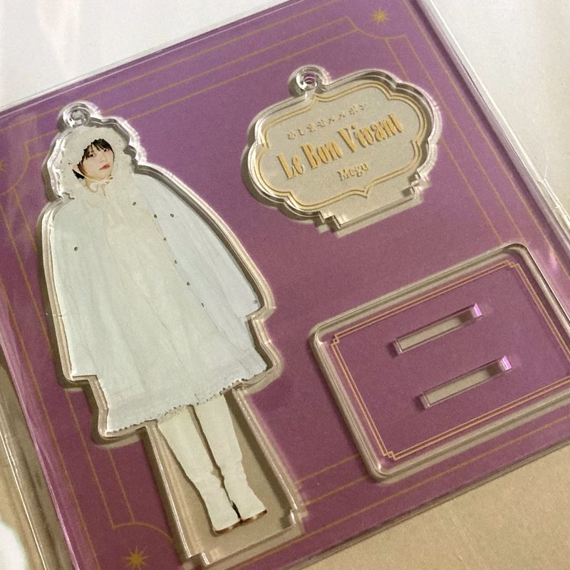 【Negicco】Megu「めしませルルボン」アクリルスタンドキーホルダー