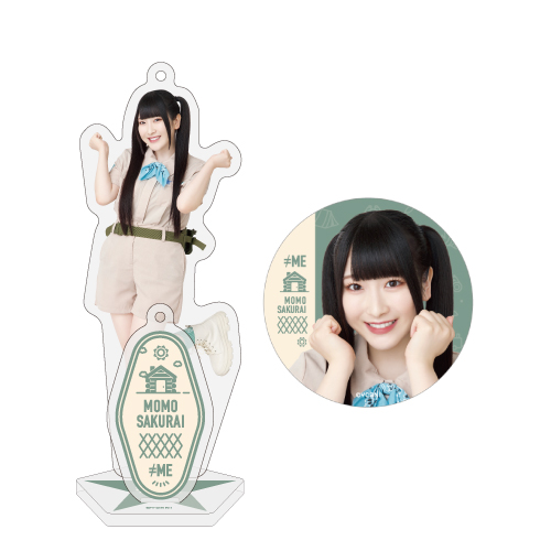 アクリルスタンドキーホルダー＆缶バッジセット（「こちらハッピー探検隊」衣装）