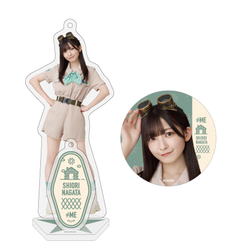 アクリルスタンドキーホルダー＆缶バッジセット（「こちらハッピー探検隊」衣装）