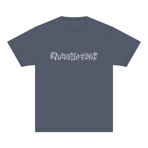 ぐにゃロゴTシャツ Type B【グレイッシュパープル】