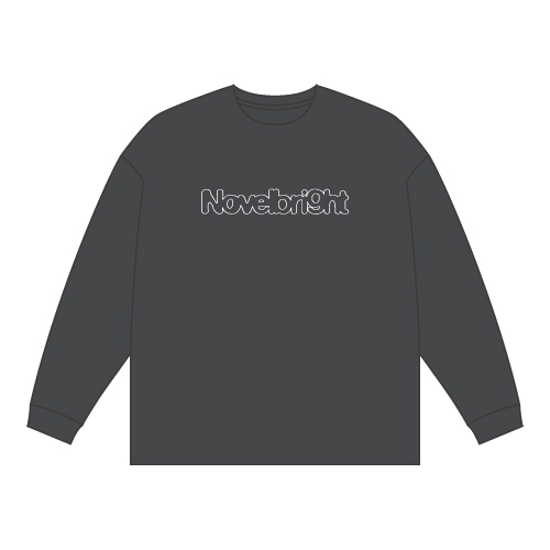 パッチワークL/S Tシャツ【スミ】