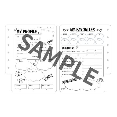 【FC限定】NOVELCITY PROFILE BOOKリフィルセット(10枚)