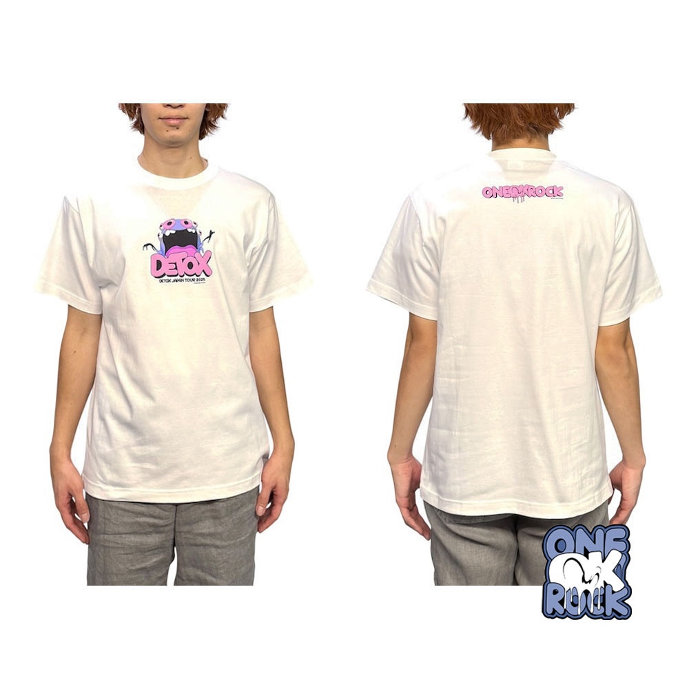 2025 DETOX JAPAN Tシャツ D / WHITE
