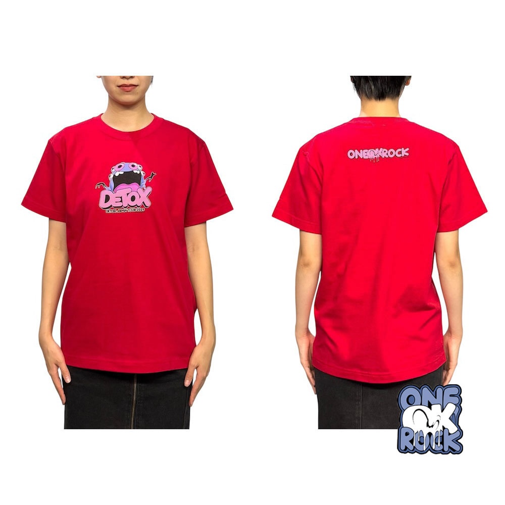 2025 DETOX JAPAN Tシャツ D / RED