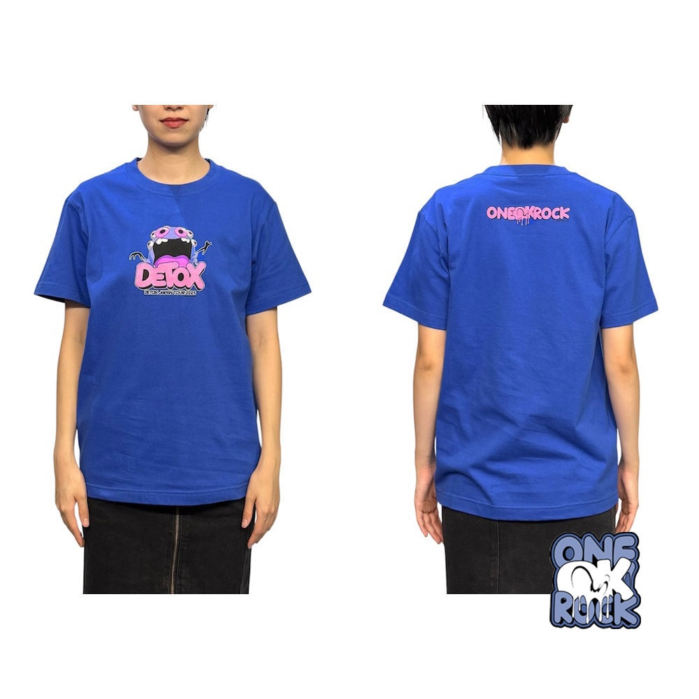 2025 DETOX JAPAN Tシャツ D / BLUE