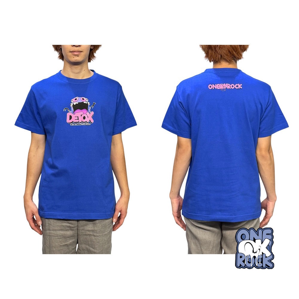 2025 DETOX JAPAN Tシャツ D / BLUE