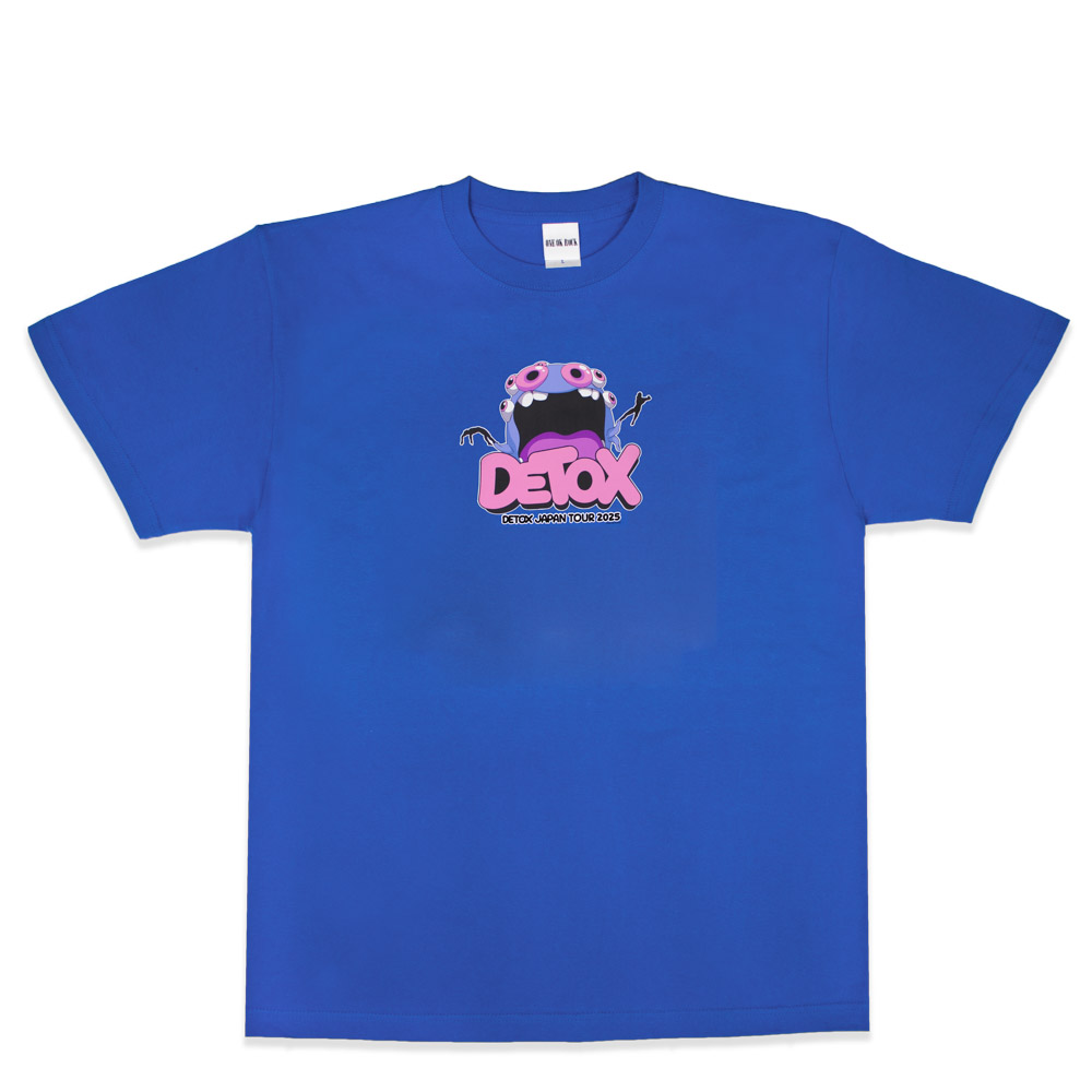 2025 DETOX JAPAN Tシャツ D / BLUE